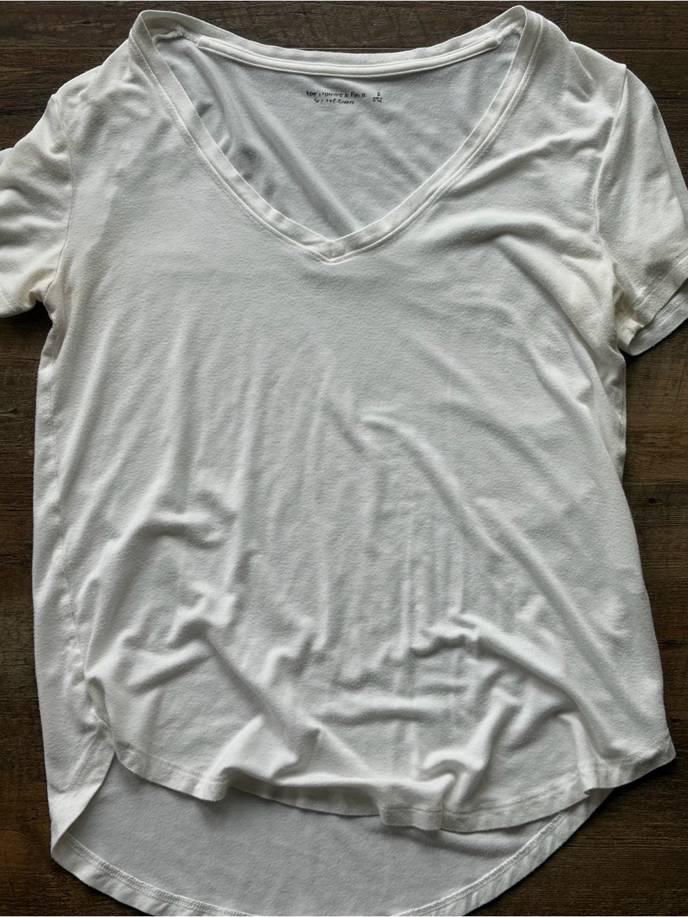 White V-Neck Women's Tee